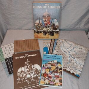 The Guns Of August Avalon Hill Game Company WWI Strategy Board Game 1981
